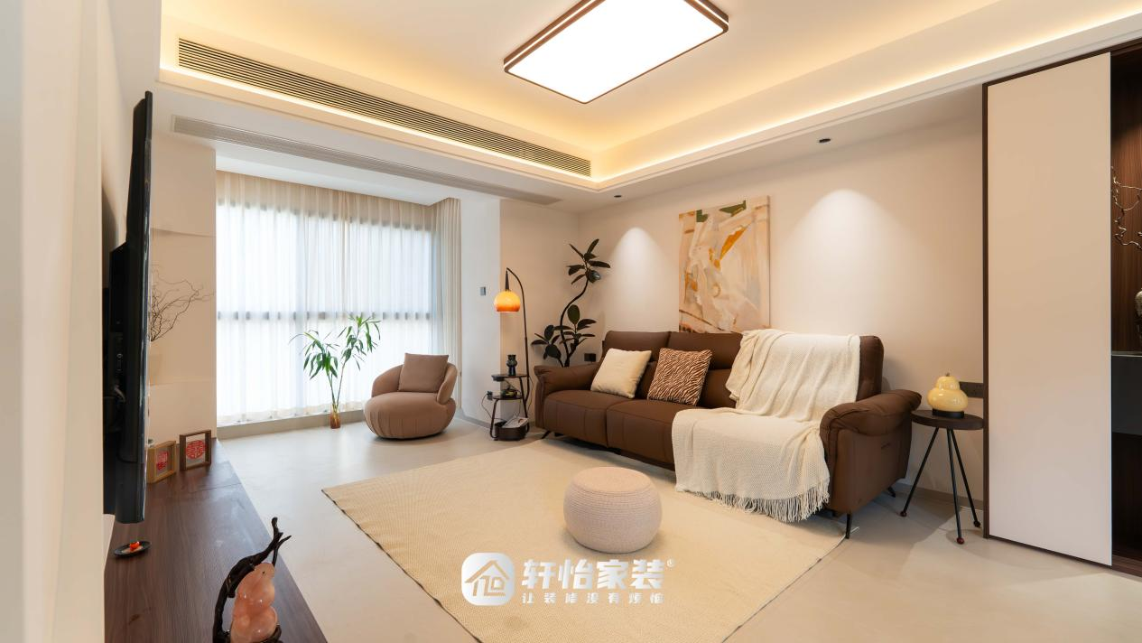 轩怡家装五宅一生｜广州100㎡退休夫妇养老房，改造落地太舒心 
