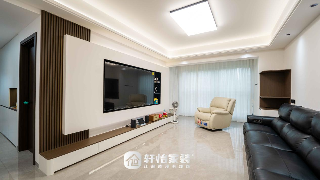 轩怡家装五宅一生|广州122㎡现代简约四口之家,全屋收纳拆墙扩容,两娃成长房落地显大能装 轩怡家装五宅一生|广州122㎡现代简约四口之家,全屋收纳拆墙扩容,两娃成长房落地显大能装