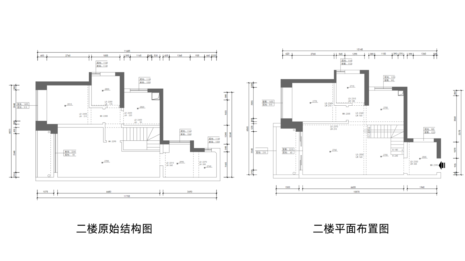 二楼平面布置图